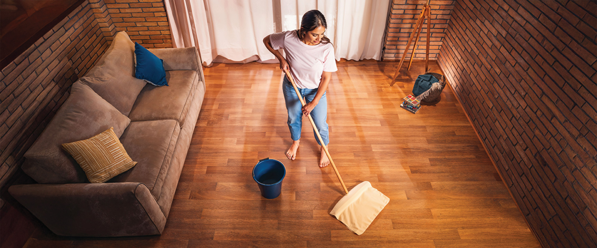 Secreto para cuidar tus pisos de madera en un solo paso con Olimpia Madera